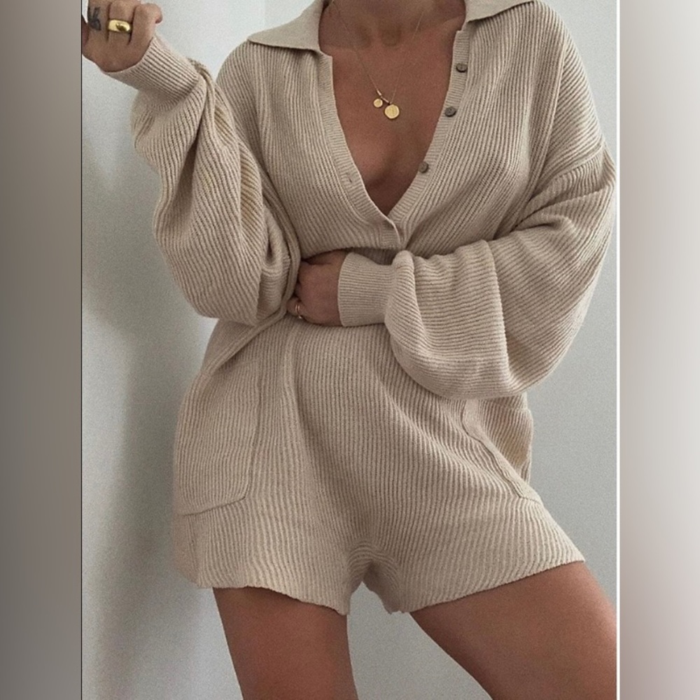 Free People Picnic Sweater Romper
